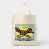 レース中にランナーが全員いるか知らな走い トートバッグ (正面)