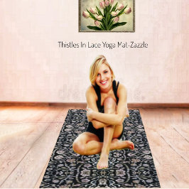 レース中のアザミ ヨガマット