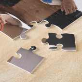 レース中違うの3人の女性が ジグソーパズル (側面)