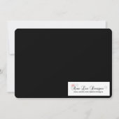 レース仮装ボールマスクの衣装ハロウィーン部品 招待状 (裏面)