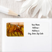 レース前のエドガー・デガ ラベル (インサイチュ)