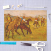 レース前のエドガー・デガ 薄葉紙 (クラフト)