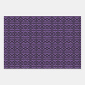 レース及びダーククラシックダマスクのラッピング紙シート ラッピングペーパーシート (正面2)