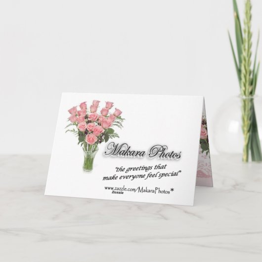 レース及びバラは大事な行事をBqtカスタマイズ カード (裏面)