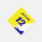 レース名とナンバースポーツ スタンダードカクテルナプキン (角)