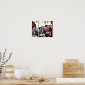 レース回転木馬馬 ポスター (キッチン)