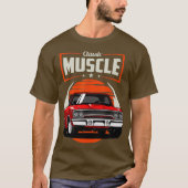 レース好きのファン、ドラッグ・レーシングファン、男性向けギフト Tシャツ (正面)