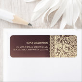 レース差出人住所ラベル ラベル (インサイチュ)