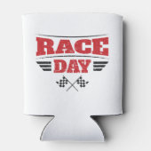 レース市松模様に日旗車レース 缶クーラー (裏面)