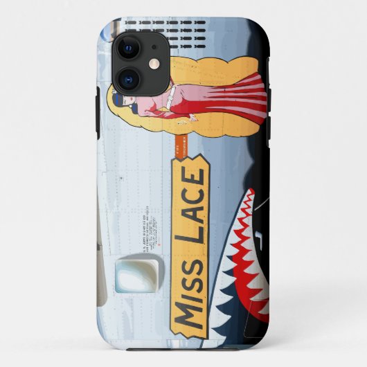 レース恋しく思B-24ノーズアート(ヴィンテージ機体) Case-Mate iPhoneケース (裏面)