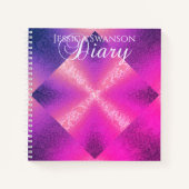 レース日記に対するライト効果 ノートブック (正面)