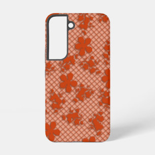 レース暗い銅フローラサムスンギャラクシーS6、タフ SAMSUNG GALAXY S22ケース