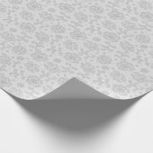 レース模様、花ヴィンテージ1 ラッピングペーパー (角)