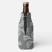 レース模様、花ヴィンテージ6 ボトルクーラー (ボトル裏面)
