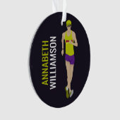 レース歩く オーナメント (正面)