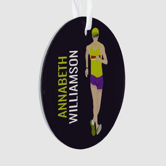 レース歩く オーナメント (正面)