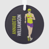 レース歩く オーナメント (裏面)