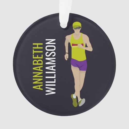 レース歩く オーナメント (正面)