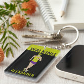 レース歩く キーホルダー (正面右)