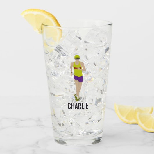 レース歩く タンブラーグラス (アイス正面)