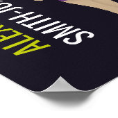 レース歩く ポスター (角)