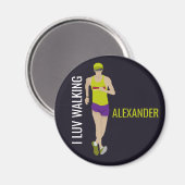 レース歩く マグネット (正面/裏面)