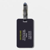 レース歩く ラゲッジタグ (裏面縦)