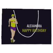 レース歩く ラージペーパーバッグ (裏面)