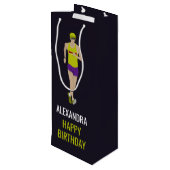 レース歩く ワインギフトバッグ (裏面アングル)