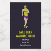 レース歩く ワインラベル (シングルラベル)