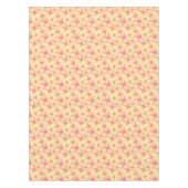 レース深紅の蝶の黄色の水玉模様 テーブルクロス (正面)