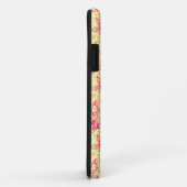 レース深紅の蝶の黄色の水玉模様 Case-Mate iPhoneケース (裏面/右)