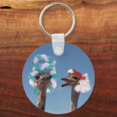 レース熱狂するの帽子の日 キーホルダー (正面)