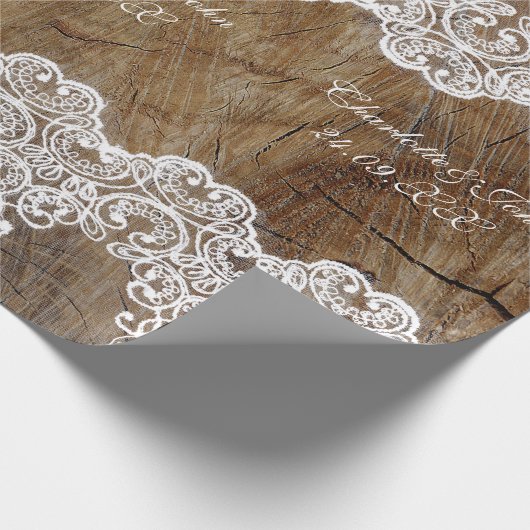 レース王室のパーソナライズされたラッピング紙 ラッピングペーパー (角)