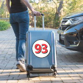 レース用のラウンドカー番号ビニールのシール シール (スーツケースインサイチュ)