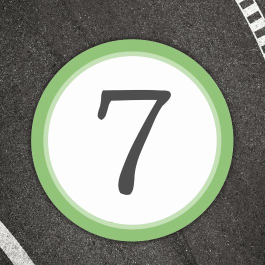 レース番号 ラウンドシール