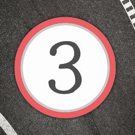 レース番号 ラウンドシール