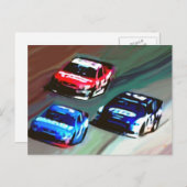 「レース空白のデー」はがき ポストカード (正面/裏面)