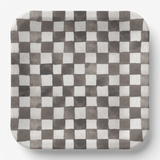 レース紙プレート |ダートバイクパーティープレート ペーパープレート (正面)