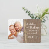 レース素朴とトウェインの写真の日付を保存 セーブザデート (スタンド正面)