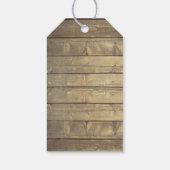 レース素朴とメイスン結婚ジャース ギフトタグ (裏面)