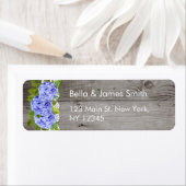 レース素朴アジサイ差出人住所ラベル ラベル (インサイチュ)