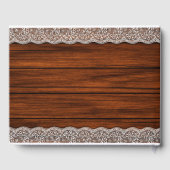 レース素朴ウッドパタ結婚ーン ゲストブック (裏面)