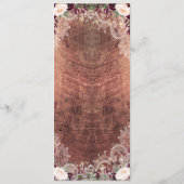 レース素朴ウッド&ストリングライトのメ結婚ニュー メニュー (裏面)