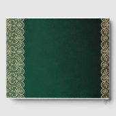 レース素朴カスタムイベントキープサパーソナル ゲストブック (裏面)