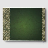 レース素朴カスタムイベントキープサパーソナル ゲストブック (裏面)