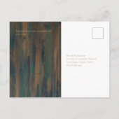 レース素朴ジプソフィラライツメイスンジャー結婚ズ ポストカード (裏面)