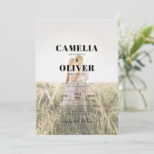 レース素朴ジプソフィラライツメイスンジャー結婚ズ 招待状 (スタンド正面)