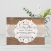 レース素朴ブライダル招待 招待状 (スタンド正面)