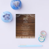 レース素朴メイソンジャールライツジプソフィラ結婚ズ チラシ (シングル)